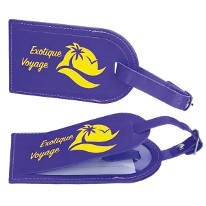 Porte étiquette PU Violet