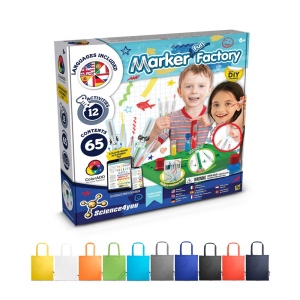 DIY Pen Factory Kit II. Kit éducatif livré avec un sac cadeau pliable en 190T