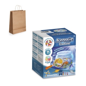 Jurassic Pets Kit II. Jeu éducatif livré avec un sac cadeau en papier kraft (115 g/m²)