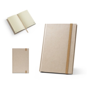DICKINSON. Bloc-notes A5 en papier de canne à sucre 88 % avec pages lignées