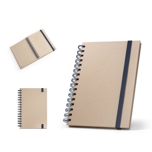PROUST. Cahier A5 avec anneaux et papier de canne à sucre avec pages unies