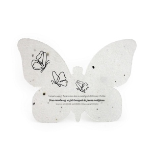 Papier graines découpe spéciale