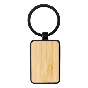 Porte-clés en métal et bambou Brigitte