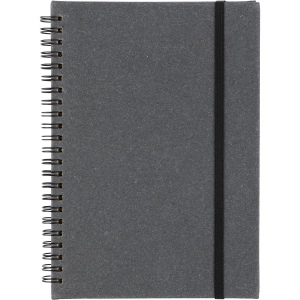 Carnet A5 en cuir recyclé Egon