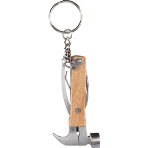 Outil multifonction en bambou avec porte-clés Heinrich