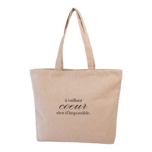 Sac soufflet fond coton recyclé 150 gr
