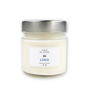 Bougie végétale GRASSE Ronde 180g - France Fleur de coton