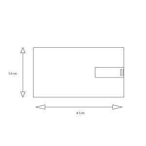 USB Carte Alu Milan 2 GO
