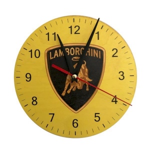 Horloge Made in France - Ronde en BOIS véritable