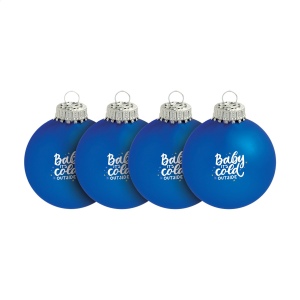 Boule de Noël Ø 6 cm - lot de 4 - Made in Europe