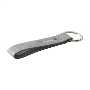 Recycled Denim Textile Keyring porte-clés