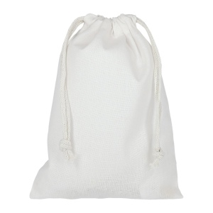 Pochon coton FIDJI S 155 - Blanc