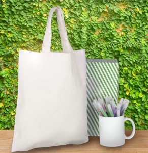 Sac coton SHORT M 155 Blanc