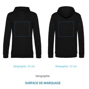 Sweat à capuche zippé Graduate 330gr Just Hoods