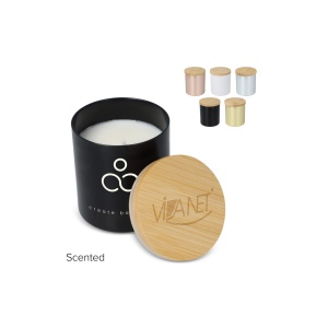Scented candle recycled alu jar