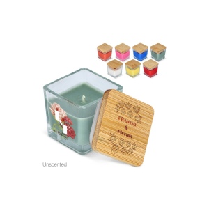 Coloured Scented candle glass jar