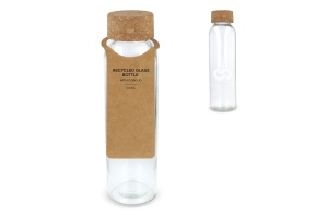 Bouteille en verre avec bouchon en liège 500ml