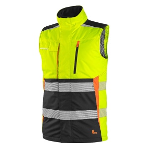 Bodywarmer de travail haute visibilité Homme
