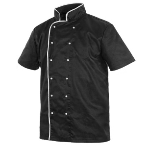 Veste de cuisinier noire Homme CXS