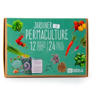 Coffret 12 sachets de graines Je jardine en permaculture