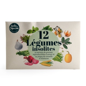 Enveloppe 12 sachets Légumes insolites à semer