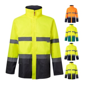 VL THEMIS. Parka bicolore (190g/m²), en polyester (100%), avec enduction PU