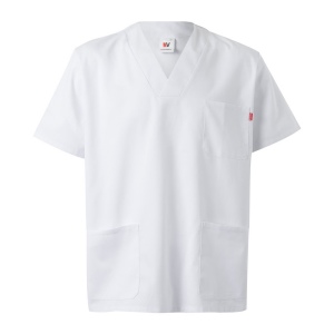 VL TLALOC. Tunique en sergé (190g/m²) à manches courtes, en polyester (65%) et coton (35%)