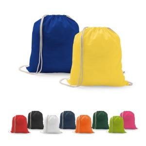 ISTANBUL. Sac à dos en coton recyclé (70%) et polyester (30% rPET) (140 g/m²)