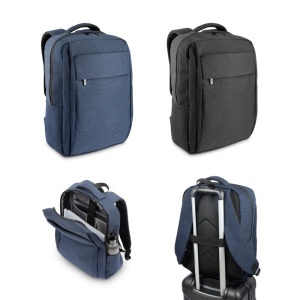 COVENTRY. Sac à dos pour ordinateur portable en 600D, polyester recyclé, haute densité avec revêtement résistant à l'eau et doublure en 900D polyester recyclé, 15.6'