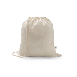 SALAMANCA. Sac à dos en coton recyclé (70%) et polyester (30% rPET) (140 g/m²)