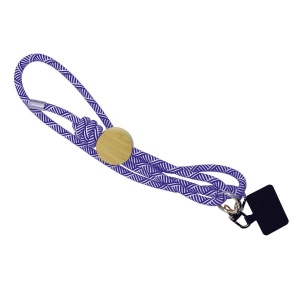 Lanyard pour smartphone 'Madrid', RPET noir