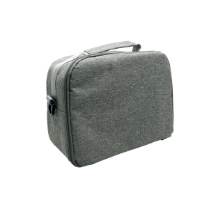 Sac à bento isotherme 'Matsue', gris chiné RPET