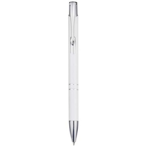 Stylo bille en aluminium recyclé Moneta (encre bleue)