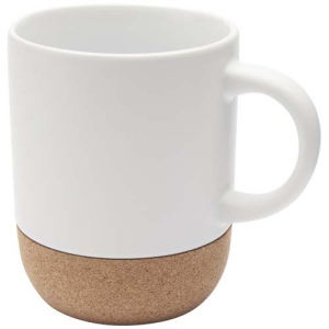 Mug Billie en céramique pour sublimation de 300 ml avec détails en liège et finition matte
