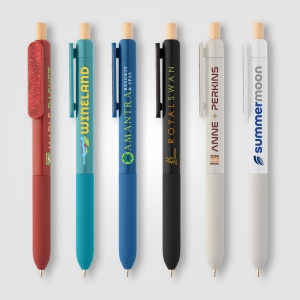Stylo à clip sensoriel en plastique recyclé Echo (+Colour Jet)