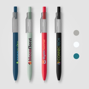 Stylo Nimbus à clip translucide RPET (+Sérigraphie)