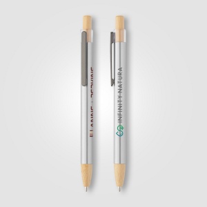 Stylo Nova en acier inoxydable recyclé (+Colour Jet)