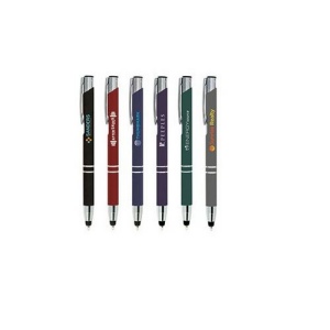 Stylo en métal Crosby pointe stylet (+Gravure Laser (Impression 2ème face))