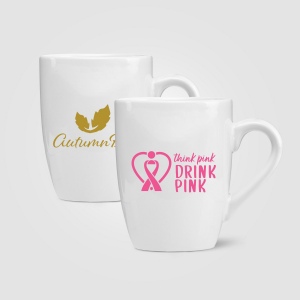Bistro - 415 ml Mug en céramique - Blanc (+Sérigraphie)