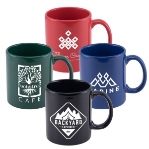 Seattle Classic -  355 ml Tasse en céramique colorée (+Sérigraphie)