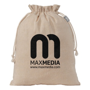 Sac cadeau en coton recyclé de 110 g/m² (moyen) (+Transfert)