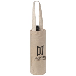 Sac à vin en coton recyclé de 180 g/m² (+Sérigraphie)