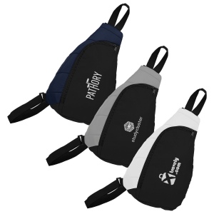 SportStyle Sac à bandoulière en nylon RPET (+Transfert)