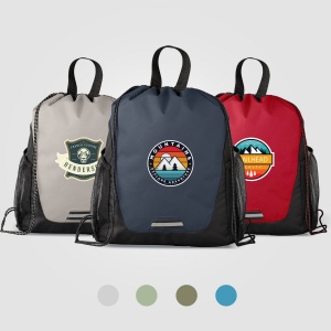 Sac Jotun  à cordon avec poches en polyester recyclé - 10 L (+Transfert)