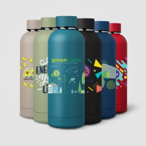 Bouteille Astrid en acier inoxydable à double paroi - 530 ml (+Colour Jet)