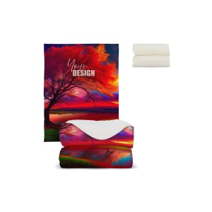 sherpa fleece blanket 130x170 cm