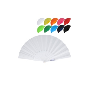Éventail à main plastique & polyester