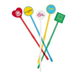 AGITATEUR COCKTAIL CARRE SPATULE 190 mm