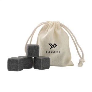 Lot de 4 glaçons réutilisables en granit