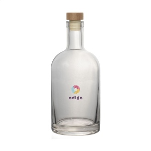 Bouteille d'eau en verre avec bouchon en bois 700 ml